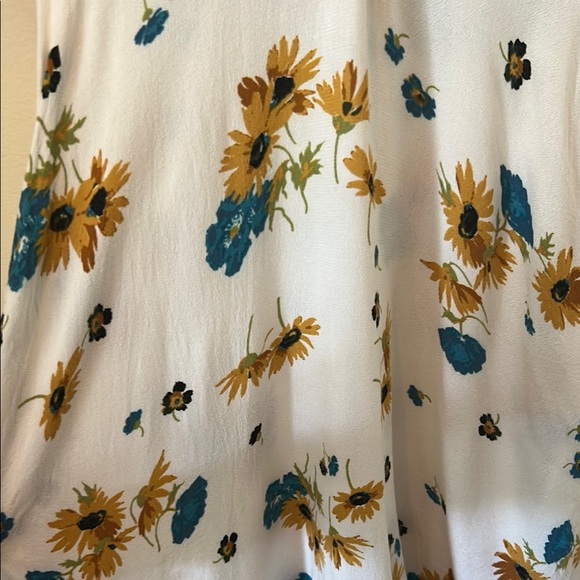 Free People Boho Short Sleeve Mini Dress Size 4 - Picture 7 of 9